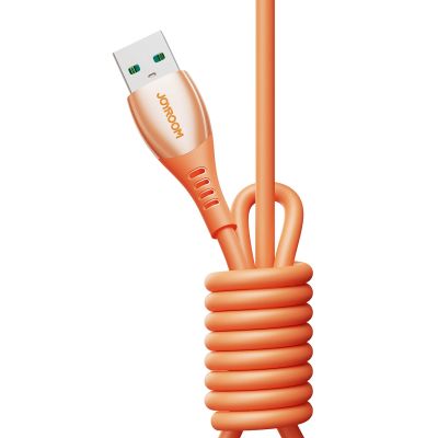 2. Joyroom S-A59 Vibrant Series 3A USB-A - USB-C Cable 1.2m - Orange