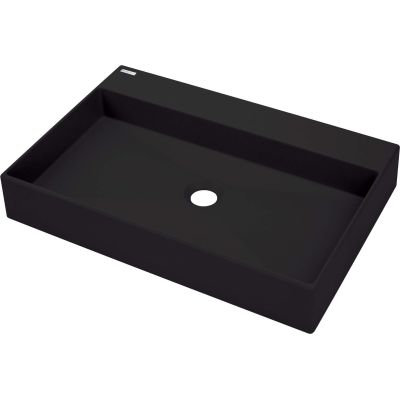 Granite countertop washbasin with space for a tap