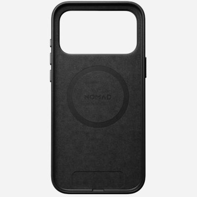 6. Nomad Traditional Leather Case for 17.5 cm (6.9") Mobile Phone Black