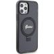 4. Guess Ring Stand Script Glitter MagSafe case for iPhone 12/12 Pro - black