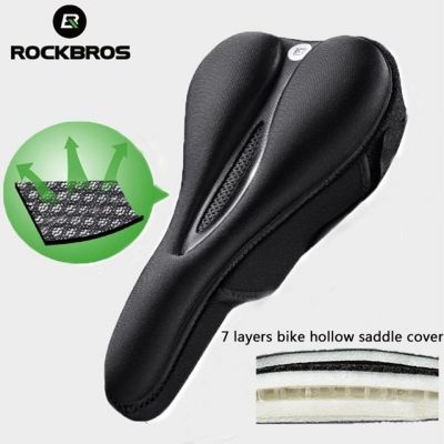 6. Rockbros LF047-B Silicone Gel Bicycle Saddle Cover Size L - Black