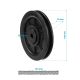 6. ROLLER fi 100MM FOR ATLAS ROPE fi 6MM ENERO FIT