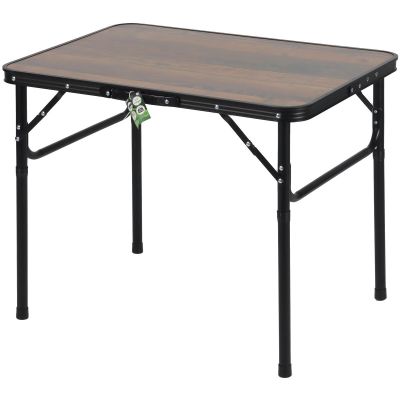 FOLDABLE CAMPING TABLE 75X55X25-59CM WOOD