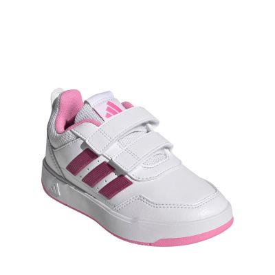 2. Adidas Tensaur Sport 3.0 kids' shoes white and pink JQ1844