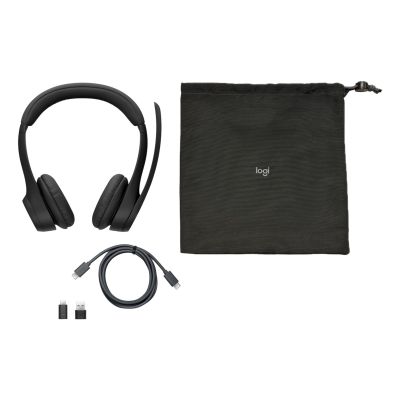 7. ZONE 305 MIDNIGHT BLACK/MS TEAMS WITH DONGLE headphones