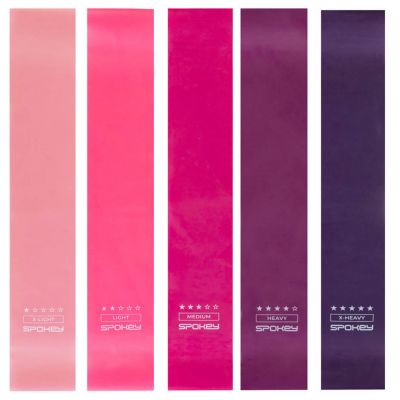 5. Spokey exercise band set 5 pcs 928944