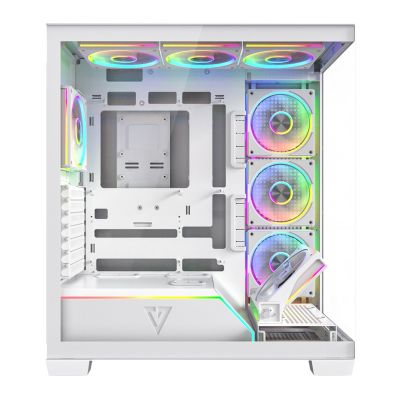 15. MODECOM VOLCANO STELLAR PLUS ARGB MIDI 8F WHITE CASE