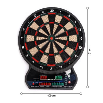 18. Meteor electronic dartboard 4-led 24689
