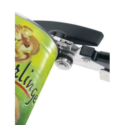 5. GEFU CANDO Mechanical Can Opener Black, Stainless Steel