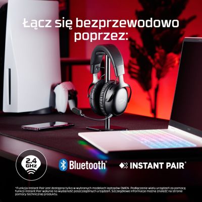 257. HyperX Cloud III Wireless – Wireless Gaming Headset (Black)