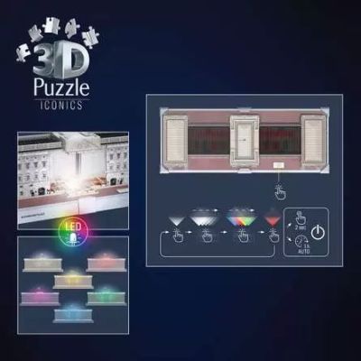 7. Ravensburger 12008031 3D Puzzle, 216 Pieces, Buildings