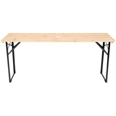 14. PICNIC BAR SET WOODEN TABLE AND 2 BENCHES
