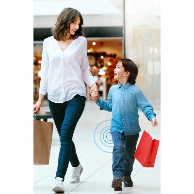 14. Baseus T2 keychain mini wireless key and other object finder white (ZLFDQT2-02)