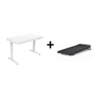 7. Urevo Spacewalk 3S treadmill + Tuckano URTM024+BIUBI electrically adjustable desk