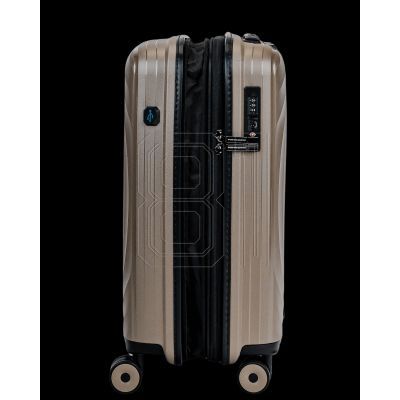 6. SwissBags Echo 55 cm 17782 champagne cabin suitcase