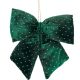 2. GREEN DECORATIVE BOW 30x34CM MICA
