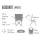 4. High Peak Alicante 44117 Folding Chair