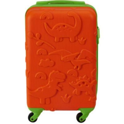 2. PROWORLD KID CABIN TRAVEL SUITCASE 18 INCHES - ORANGE (DINO)