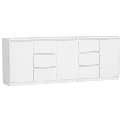 4. COSTA chest of drawers 1D3S+2D3S white