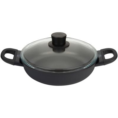 2. BALLARINI Avola deep frying pan with 2 handles, titanium, 24 cm, 75002-922-0