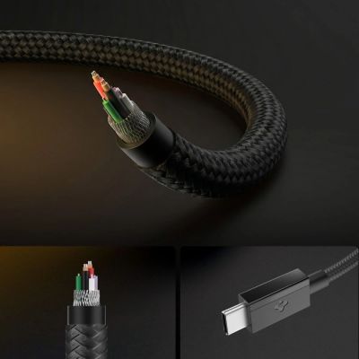 5. Spigen Essential EB6015CC USB-C Cable 60W 150 cm - Black