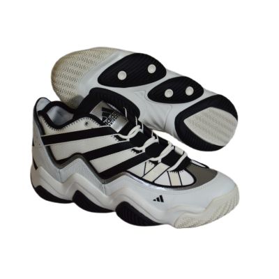 12. Adidas Top Ten 2010 Men's Basketball Shoes White Black - HR0099