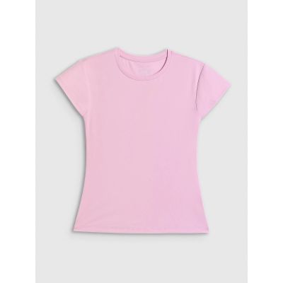 6. Women's slim plain T-shirt 4F 4FRSS26TTSHF4520-56S