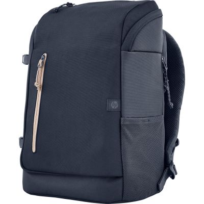 4. HP Travel 25L Laptop Backpack for 15.6" Notebook, Dark Blue 6B8U5AA