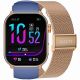 GRAVITY GT28-8 Women's Smartwatch Strap + Bracelet Rose Gold Navy Blue