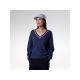 ROSSIGNOL Women's Sweater W Knitted V Neck Navy Blue