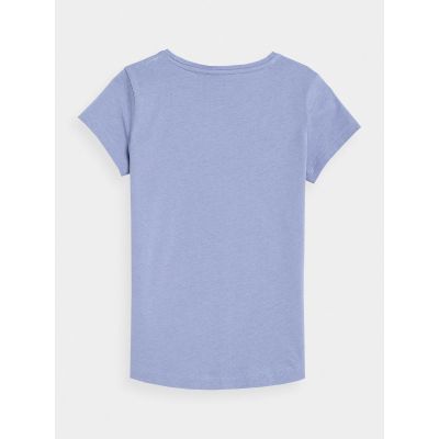 6. 100% cotton plain girls' T-shirt 4F Junior