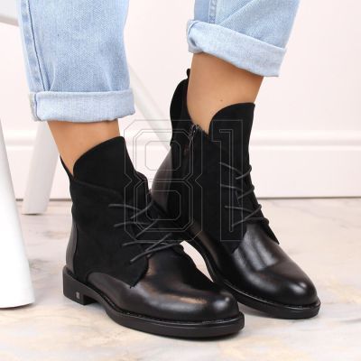 11. Insulated flat ankle boots Potocki W WOL88C black