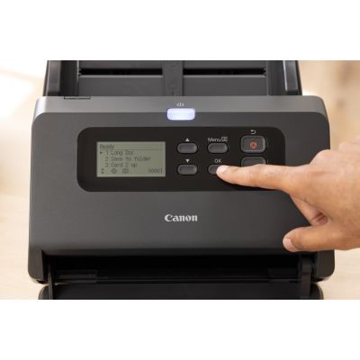 5. Canon imageFORMULA DR-M260 Document Scanner with Feeder, 600 x 600 DPI, A4, Black
