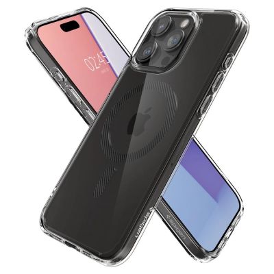 8. Spigen Ultra Hybrid Mag Case with MagSafe for iPhone 15 Pro - Gray