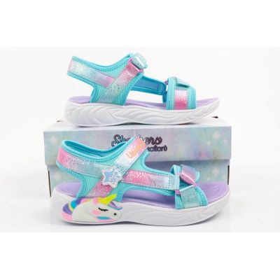 9. Skechers Unicorn Dreams children's shoes sandals for girls led