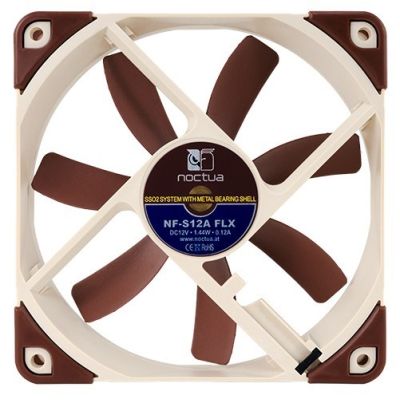 4. NOCTUA 120mm fan 7.4/10.7/17.8 dBA