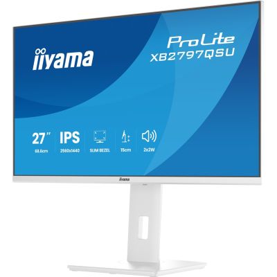 41. iiyama ProLite XB2797QSU-W1 computer monitor 68.6 cm (27") 2560 x 1440 px Quad HD LED White