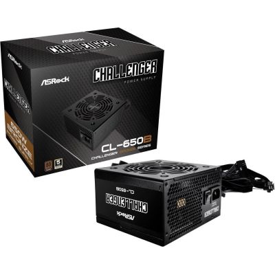 ASRock CHALLENGER 650W 80 Plus Bronze Power Supply