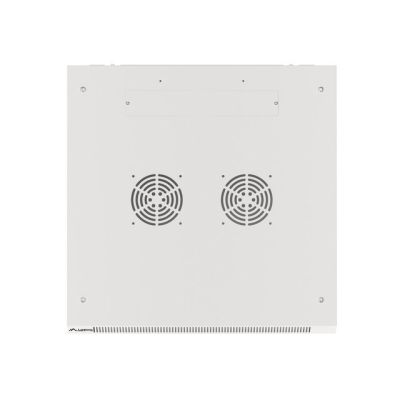 6. Lanberg WF01-6627-10S Rack Cabinet (27U; 1300mm / 600mm / 600 mm; wall-mounted; Glass; 19''; gray)