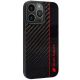 2. Audi Carbon Fiber Stripe iPhone 13 Pro / 13 6.1" black/black hardcase AUS-TPUPCIP13P-R8/D1-BK