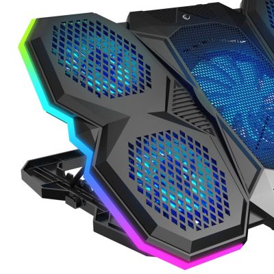6. RAMPAGE Laptop Cooling Pad AD-RC14 9-17" RGB
