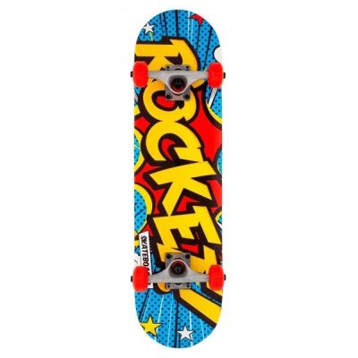 5. Rocket Mini Popart Complete Multi 7.5" RKT-COM-1533 skateboard