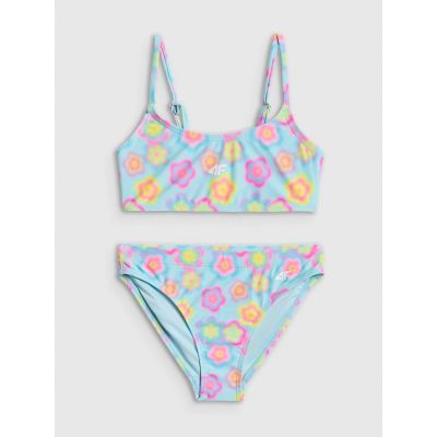 Girls' two-piece swimsuit 4F 4FJRSS26UBKSF060-96A