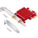 2. CUDY WE3000S AX5400 Wi-Fi 6 + BT 5.2 Network Card Intel AX210 PCIe Heatsink