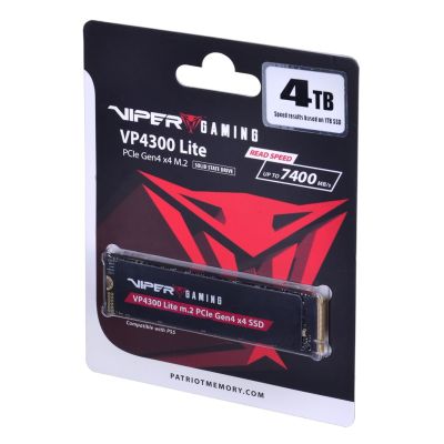 2. Patriot Viper VP4300L M.2 PCI-Ex4 NVMe 4TB SSD