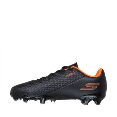 4. Skechers SKX_2 Kids' Soccer Shoes Black and Orange 252160L