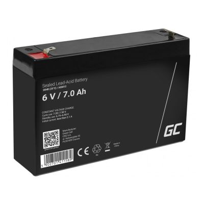 7. GREEN CELL GEL BATTERY AGM12 6V 7AH