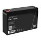 7. GREEN CELL GEL BATTERY AGM12 6V 7AH