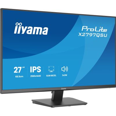 5. iiyama ProLite X2797QSU-B1 computer monitor 68.6 cm (27") 2560 x 1440 px Quad HD LED Black