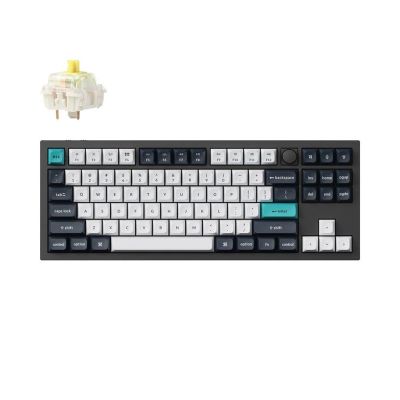 2. Keychron Q3 Max Gaming Keyboard USB + RF Wireless + Bluetooth QWERTY Black, Cyan, Dark Blue, White
